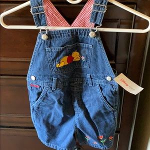 Vintage Winne the Pooh Overalls